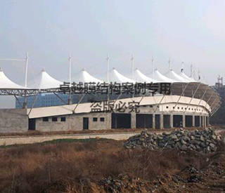 湖北浠水縣體育場看臺膜結構