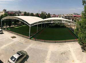 門球場(chǎng)膜結(jié)構(gòu)頂棚/罩棚有哪些優(yōu)點(diǎn)？(圖文)