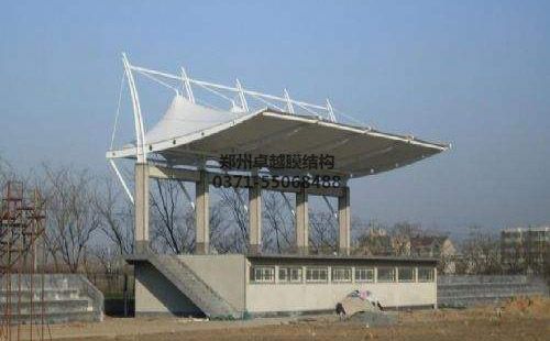 石家莊明澤明澤中專(zhuān)學(xué)校膜結(jié)構(gòu)看臺(tái)