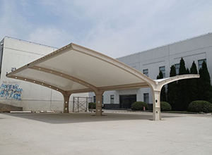 鶴壁<font color='red'>膜結(jié)構(gòu)車棚</font>【鶴壁水務(wù)集團停車棚】等案例總結(jié)