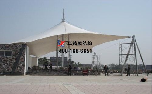 晉中膜結(jié)構(gòu)看臺/主席臺【晉中師范高等?？茖W(xué)校等】設(shè)計(jì)施工案例