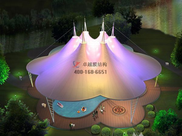 吐魯番景觀<font color='red'>張拉膜結(jié)構(gòu)</font>遮陽棚【生產(chǎn)廠家】