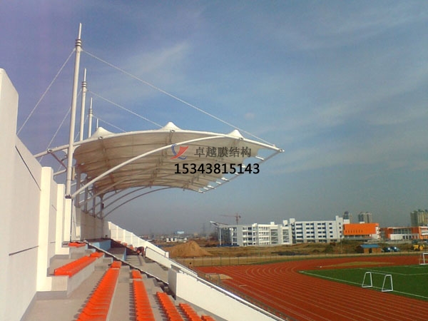 荊門 市看臺(tái)膜結(jié)構(gòu)遮陽棚【生產(chǎn)銷售】