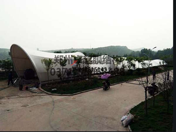 長治膜結構地下車庫入口【生產(chǎn)安裝】