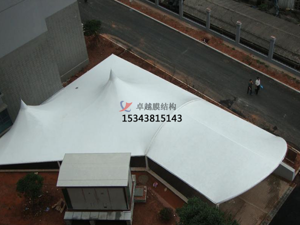 呂梁膜結構地下車庫入口【生產(chǎn)安裝】