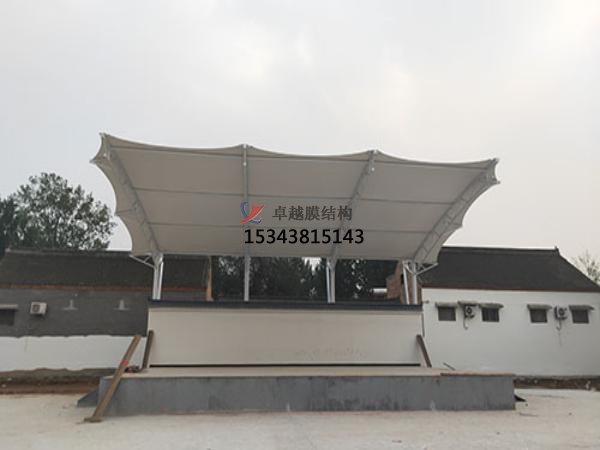 佳縣<font color='red'>膜結構看臺</font>/舞臺/主席臺設計施工