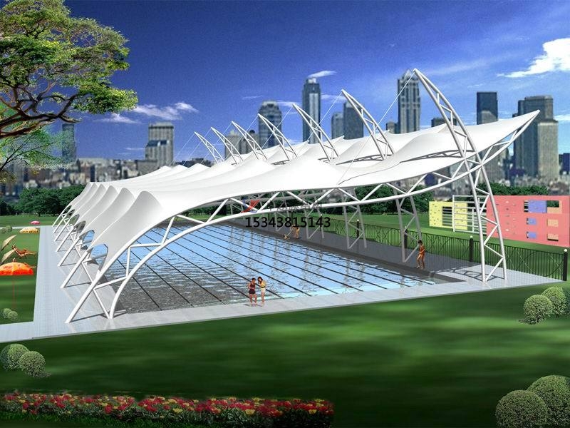 洛陽(yáng)膜結(jié)構(gòu)水上樂園雨棚【膜結(jié)構(gòu)設(shè)計(jì)】