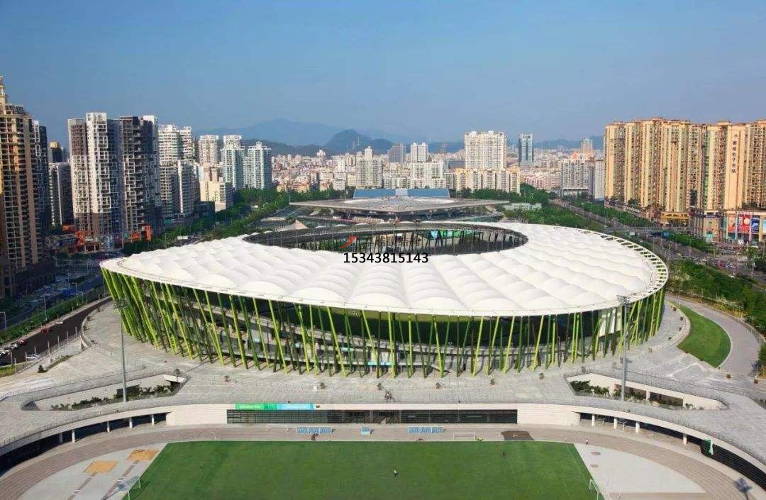 三門峽體育場看臺(tái)舞臺(tái)頂棚/遮陽棚/效果圖/設(shè)計(jì)施工