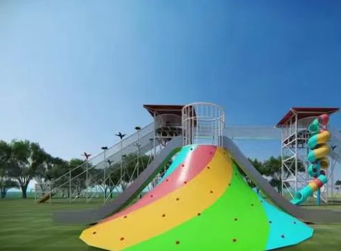 親子游樂(lè)，遮陽(yáng)棚護(hù)航