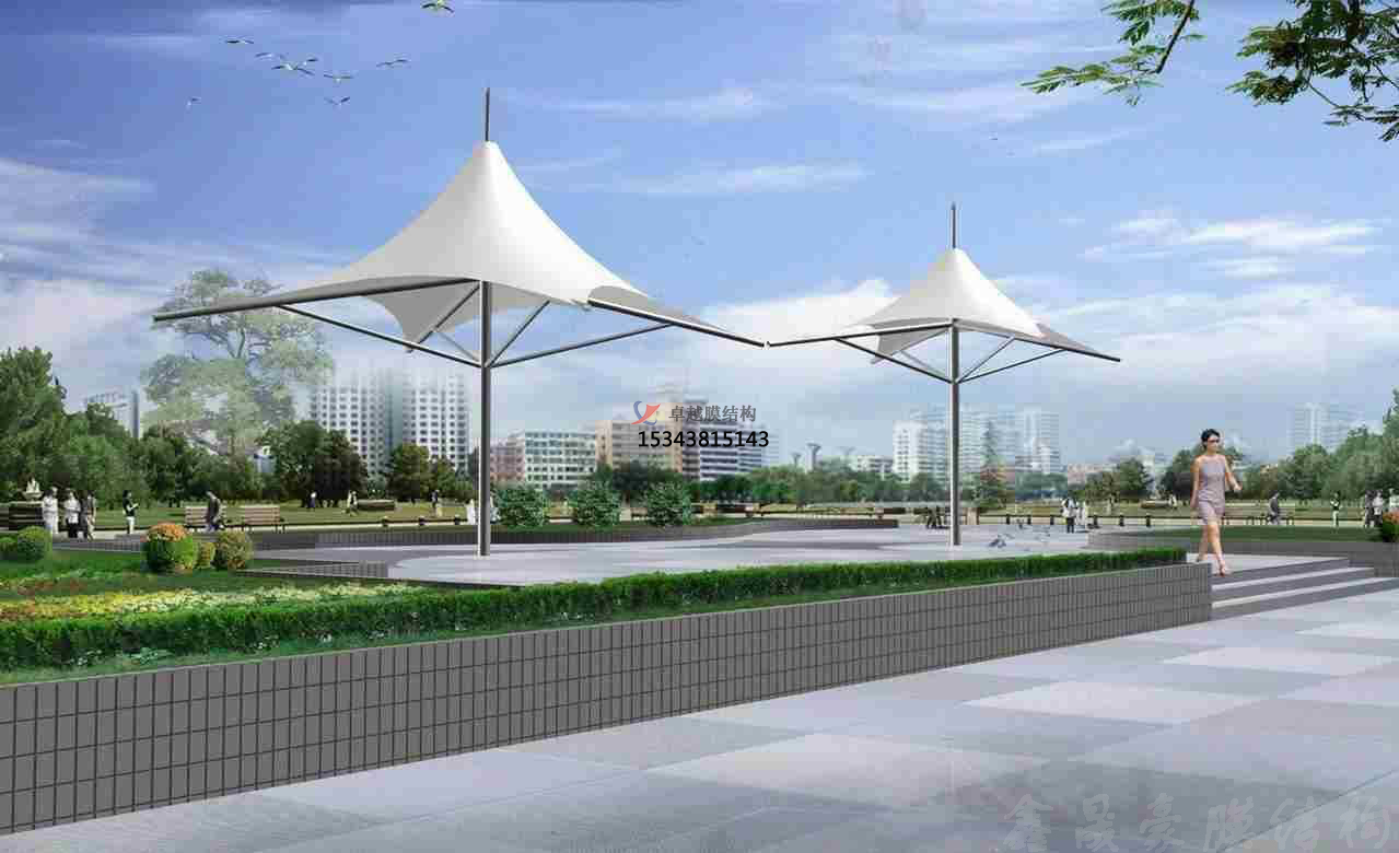 張拉膜，詮釋建筑的輕盈和空靈