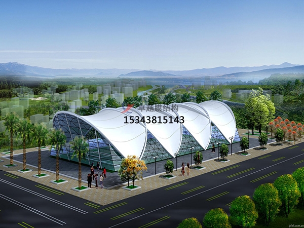 盤錦<font color='red'>膜結(jié)構(gòu)公司</font>【羽毛球場遮陽棚】盤錦膜結(jié)構(gòu)廠家