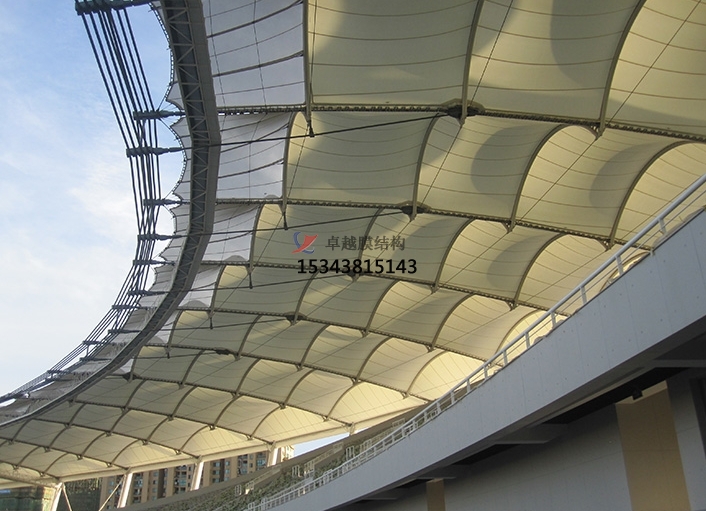 榆林張拉膜籃球場遮陽棚生產廠家設計施工【榆林學院張拉膜籃球場遮陽棚】等項目