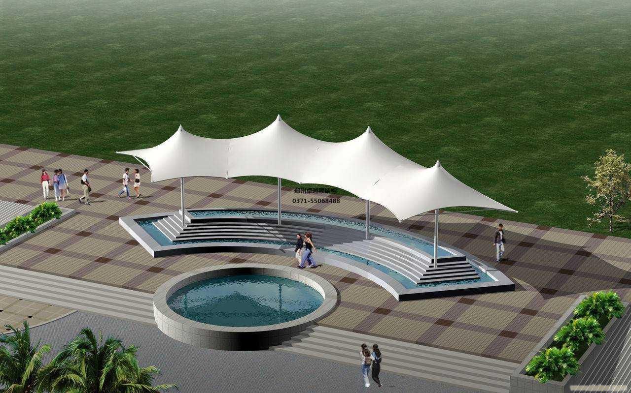 鄭州卓越公司安裝的高爾夫膜結(jié)構(gòu)怎么樣？