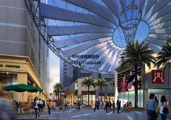 承德張拉膜收費(fèi)站設(shè)計施工/張拉膜工廠